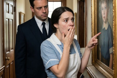 “‘Sir… I Know That Boy!’ — A Poor Maid Recognizes a Portrait in a Billionaire’s Mansion… and Uncovers a 30-Year Secret That Changes Everything”