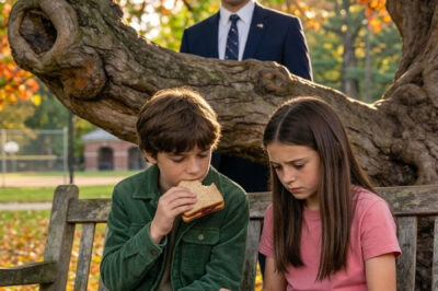 He Followed His 12-Year-Old Son After School, Expecting to Catch Him Lying… But What He Discovered on a Park Bench Left Him Completely Shocked