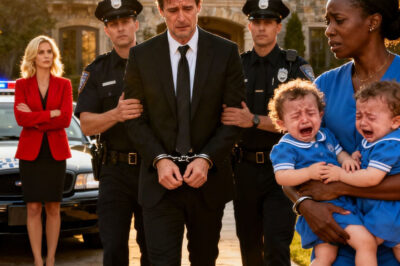 They were arrested in front of their twins… But no one imagined what the maid was hiding in her room.