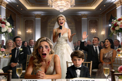 At my sister’s wedding, my son and I were seated at the very edge of the room. On our place cards, it said: “Used – $1,000” and “Defective – $500.” My sister laughed into the microphone and said, “Limited-time offer — a mother and son, half off! Who wants them?” That was when one man quietly raised his hand.