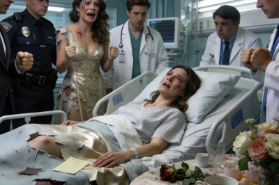 My sister’s baby shower was held at an upscale restaurant. She grabbed the microphone and shouted, “Today, we’re also celebrating my sister’s miscarriage!” When I stood up and said, “That’s sick,” my mother grabbed my hair and snapped, “Stop overreacting.” Then she pushed me off the second-floor balcony. When I woke up, the scene in front of me was unimaginable.