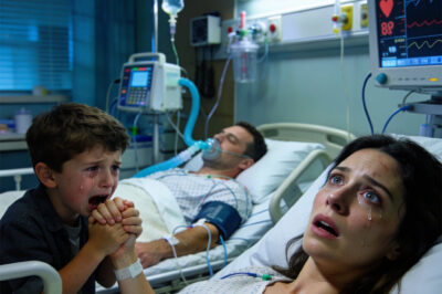 I was having dinner with my family when I suddenly started foaming at the mouth and lost consciousness. When I woke up in the hospital, my husband was in critical condition in the bed next to mine. I was confused and couldn’t understand what had happened. Then I saw my son crying silently. He grabbed my hand and said, “Mom… I have to tell you something…”