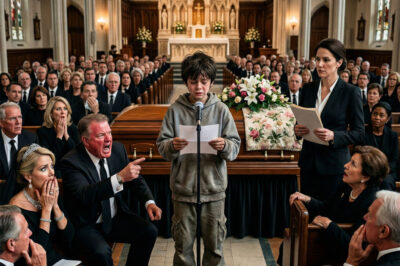 A Millionaire Forced From Her Home Asked a Street Child to Read Her Will at Her Funeral. When the 11-Year-Old Opened the Envelope in Front of the Greedy Relatives Who Had Left Her Behind, What He Read Paralyzed Everyone There and Left Them in Total Ruin. This Is the Story of a Betrayed Mother and a Homeless Little Angel Who Will Teach Us the Greatest and Most Painful Lesson About the True Value of Family.