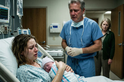 She arrived at the hospital to deliver, but the doctor started crying the moment he saw the baby.
