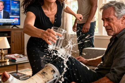 My Dad, Barely Able To Stand With A Broken Leg, Asked For Water—my Stepmom Sneered, “Go Crawl For It Yourself, You Crippled Old Man,” While My Stepbrother Turned Away. I Said Nothing, And…