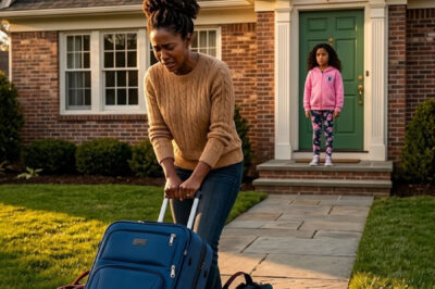 My husband had barely left on his so-called business trip when my six-year-old daughter suddenly whispered, “Mommy… we have to run. Now.”