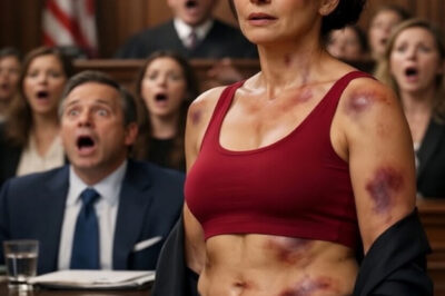 “She is a strong and easily manipulated woman,” her husband mocked during the divorce trial… But when she stripped off her outer clothing in front of everyone, the courtroom fell silent.