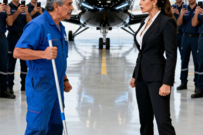 Laughter erupted throughout the meeting room as the young CEO crossed her arms and smiled disdainfully: “If you manage to fly this helicopter… I’ll marry you.” All eyes turned to the janitor, who stood silently in a corner. No one expected him to react…