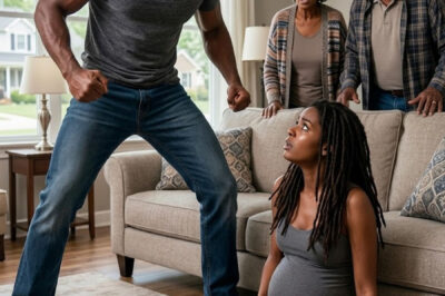 “My husband beat me while I was pregnant and his parents laughed… but they didn’t know that a simple message would destroy everything.”