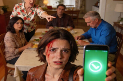 “‘You know how to live off other people, but not how to earn a dollar,’ my mother-in-law said, pointing straight at my face in the middle of dinner while the whole table went silent. I felt my hand tighten around my fork, my chest burning with humiliation, and my husband just sat there staring at his plate. I thought that was the lowest she could go—until the next minute exposed a secret she never meant me to hear.”