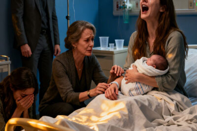 I called my mom right after giving birth to my daughter, but she laughed and said she was too busy with my sister’s birthday party to care. My sister shouted that I had ruined her special day, and I hung up in tears holding my baby. But the very next day, they were standing in front of me… begging.