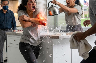 At My Birthday Party, My Sister Scalded Me With Boiling Water From The Pot. The first thing I remember is the sound. Not the scream that tore out of my throat, or the boiling splash that came before it—but the small, almost casual click of the kettle lid. It was the sound that separated the moment before from the moment after.