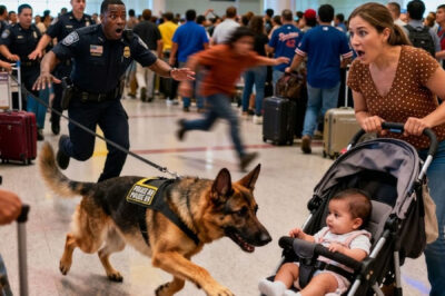 Police dog risks everything for a baby… but what they found in his stroller left everyone stunned
