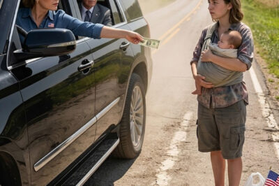 A divorced millionaire was driving his fiancée home… but when he saw his ex-wife collecting trash on the side of the road with two babies in her arms, he discovered that his entire life might have been built on a lie.