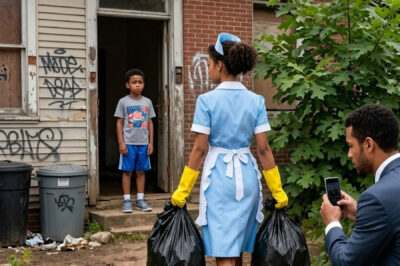 THE EMPLOYEE WAS COLLECTING LEFTOVERS FROM THE RESTAURANT — THE MILLIONAIRE FOLLOWED HER AND DISCOVERED SOMETHING SHOCKING…