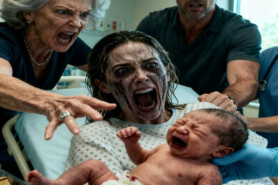 was in labor when my mother-in-law burst into the delivery room, screaming that my baby belonged to her daughter. She tried to snatch him off my chest while my husband just stood there frozen. The nurse immediately pulled her away, but it was too late.