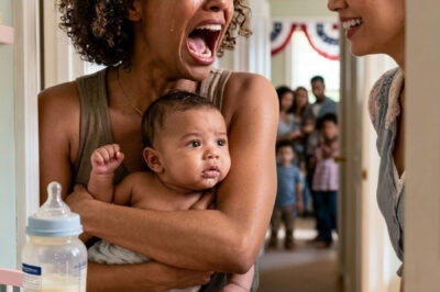 At a family gathering. Everyone was having a great time when my newborn baby started crying in the other room. My sister said she’d go check on him and feed him. When I went to check on him later, I found him turning blue and started panicking. That’s when my sister started laughing and said, “I poisoned his formula…