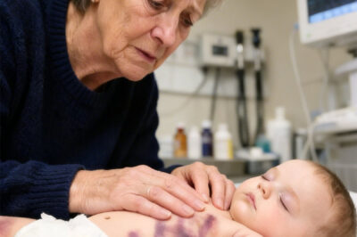 My son and his wife asked me to watch their two-month-old baby while they went shopping. But no matter how much I held him or tried to calm him down, he wouldn’t stop crying inconsolably. I immediately sensed something was wrong. When I lifted his clothes to check his diaper… I froze. There was something there… something unimaginable. My hands were shaking. I grabbed him and ran straight to the hospital.