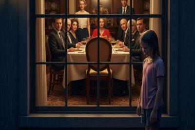 The Night My Father Took Away My Chair at the Dinner Table, I Thought I Had Lost My Home—But Seven Years Later, a Blood-Stained Letter Returned with One Sentence: “I Never Chose Her”… so whose signature was on the papers that destroyed my life?