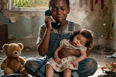 “Daddy… my little sister won’t wake up. We haven’t eaten in three days,” a young boy whispered. His father rushed to take them to the hospital, only to discover the truth about where their mother had been.