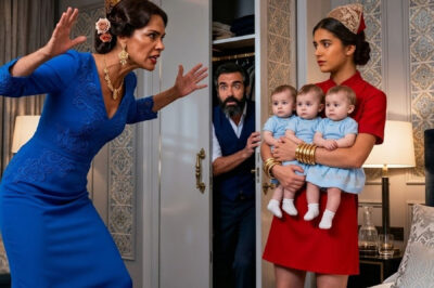 Millonario Viudo Se Escondió Para Ver Cómo Su Novia Trataba A Sus Trillizos… Hasta Que La Camarera Hizo Algo Increíble…