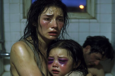 My daughter stopped talking after bathing with her father… until she whispered something she shouldn’t have known.