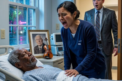 She sang silently to a forgotten old man in a Madrid clinic, unaware that, behind the door, the millionaire son who had been running from his father for years was about to see her and change everything forever.