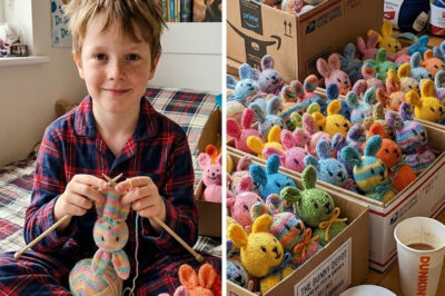 My 9-Year-Old Grandson Knitted 100 Easter Bunnies for Sick Kids from His Late Mom’s Sweaters – When My New DIL Threw Them Away Calling Them ‘Trash,’ My Son Taught Her a Lesson