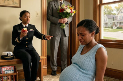 I arrived home early to surprise my pregnant wife.
