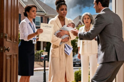 They snatched her son away from her right in front of her own door, expelled her from the house she built with her own hands, and erased her with the wrong surname, never imagining that a single hidden piece of paper would turn their victory into the most humiliating ruin of their lives